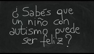 Placa Niño Autismo