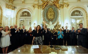 CFK 20 nov. Casa rosada