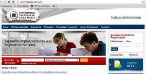Portal empleo UNVM