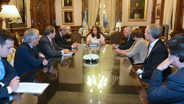 CFK y miembros de la Comisión de reforma del codigo penal