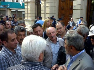 gremios movilización Unicameral proyecto 3 legisladores
