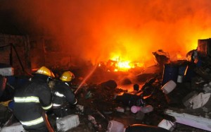 incendio y explosión alta cordoba