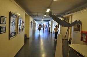 Escuela UPC pasillo