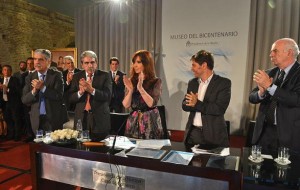CFK convenio con FAA Anuncio