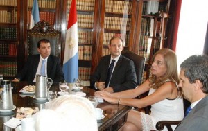 La Vicegobernadora  dialogó con las nuevas autoridades  momentos antes de la asunción PRENSA LEGISLATURA