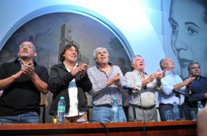 moyano y otros CGT paro