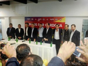 frente tripartito presentación candidatos aguad baldassi