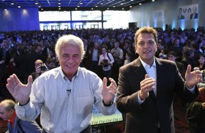De la Sota y Massa en La Rural