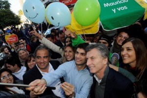 Macri en La Rioja con Martínez y Brizuela y Doria