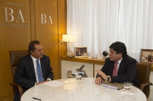scioli y zannini reunión tras confirmación formula
