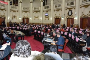 sesion unicameral Ni una menos Comisión