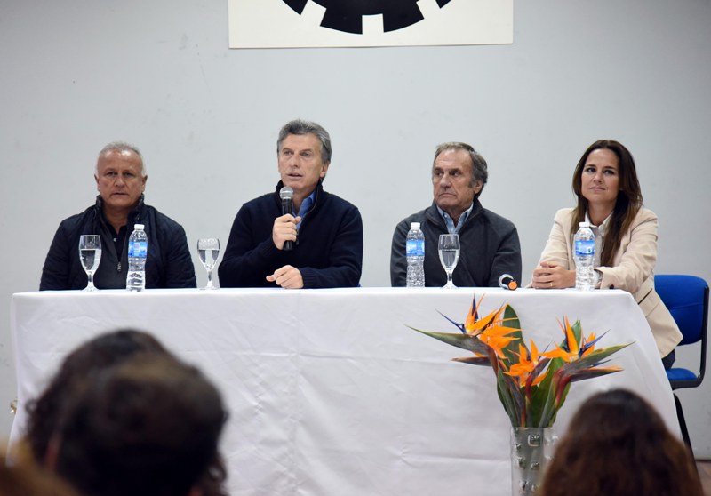 Macri, Del Sel, Reutemann y Martínez