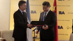 Macri y  Xi Jinping